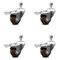 Service Caster 3.5 Inch High Temp Glass Filled Nylon 12mm Stem Caster Set Total Lock Brake SCC SCC-TSTTL20S3514-GFNSHT-M1215-4 - alternate 1
